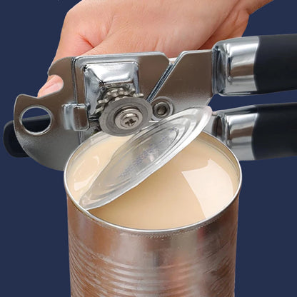 Stainless Steel Multifunctional Professional Can Manual Can Opener Craft Beer Grip Can Opener Bottle Opener Kitchen Gadgets