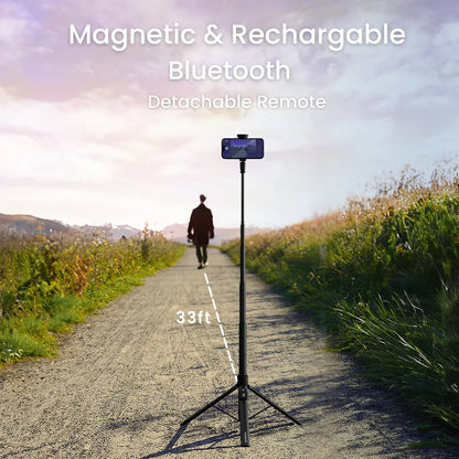 Kraftgeek Justtap Tap-To-Open Phone Tripod with Remote - Smartphone Vlogging Kit for Enhanced Video Capture