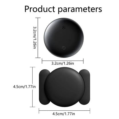GPS Tracker for Car, Mini Tracker Device with Weatherproof Magnetic Case-No Monthly Fee-Best Hidden GPS Tracker, Anti-Lost Device, Works with Apple Find My