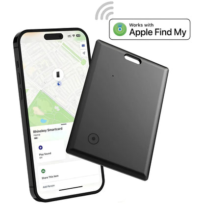 GPS Tracker for Car, Mini Tracker Device with Weatherproof Magnetic Case-No Monthly Fee-Best Hidden GPS Tracker, Anti-Lost Device, Works with Apple Find My