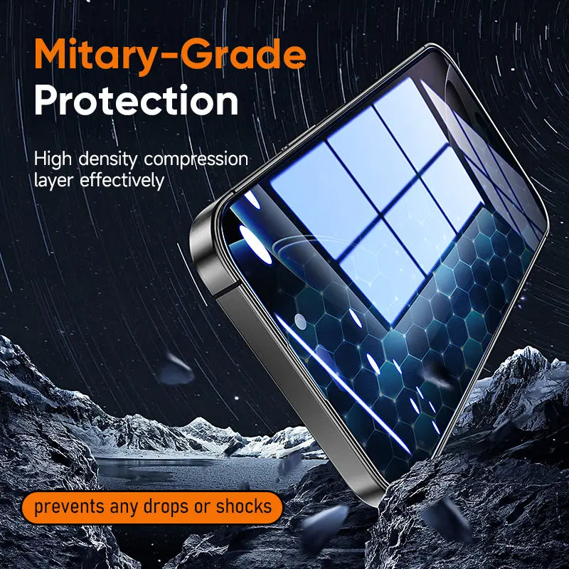 MAGIC JOHN 2-Pack Screen Protector for Iphone, Samsung, and Google–Crystal Clear, Scratch-Resistant, Ultra-Smooth Touch, Privacy Protection, Circular Polarized Eye Protection, Easy Installation