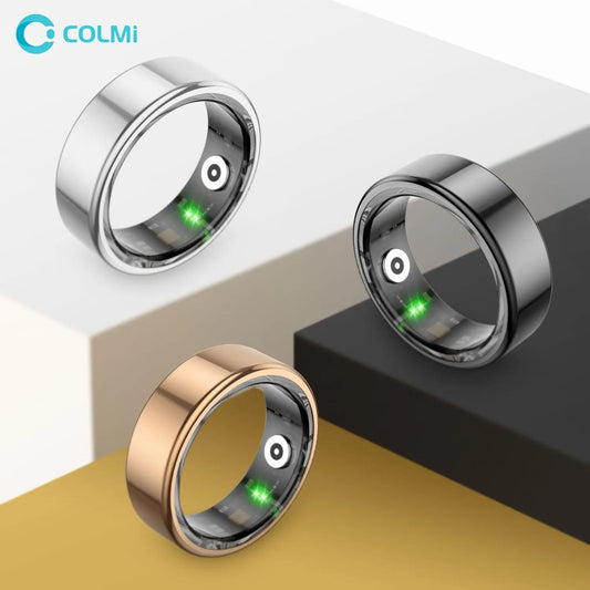 Colmi Smart Ring, 1 Count Fitness Ring with Sleep, Heart Rate and Blood Oxygen Tracker, Waterproof Fashionable Smart Ring, Wearable Heart Beat Monitor, Gift for Men and Women, Wearable Devices, Electronic Gadgets