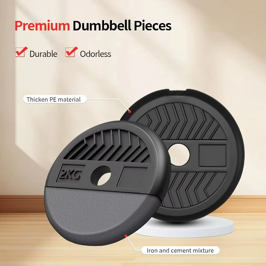 Transform Your Workout with the 30Lbs Adjustable Dumbbells Set - Versatile 4-in-1 Design for Strength Training and Home Fitness!