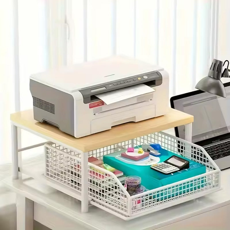 Modern Kitchen Microwave Shelf & Countertop Organizer