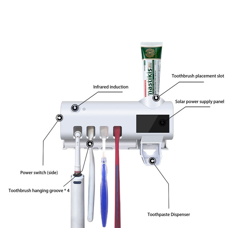 Smart Toothbrush & Toothpaste Holder