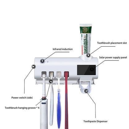 Smart Toothbrush & Toothpaste Holder