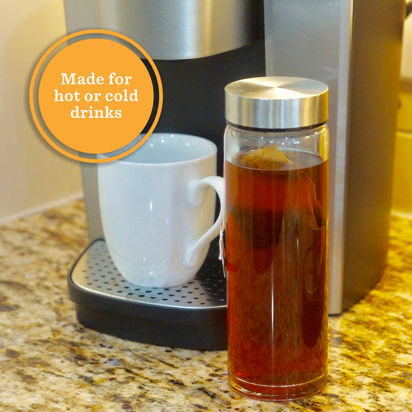 Wide Mouth Glass Bottles Set (16 oz)