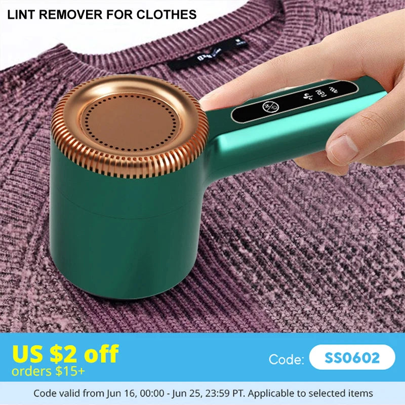 Revitalize Your Wardrobe with the Ultimate Electric Lint Remover - Rechargeable Hair Ball Trimmer for Sweaters and Clothes