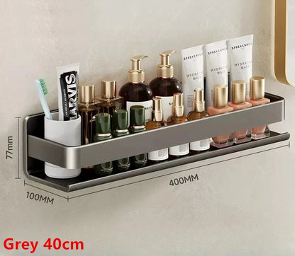 Wall-Mounted Bathroom Shelf