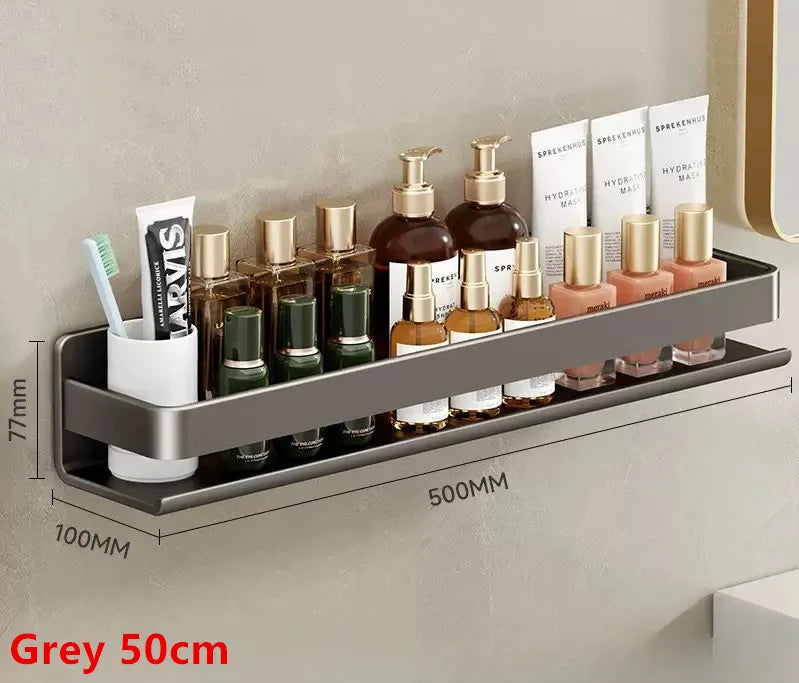Wall-Mounted Bathroom Shelf