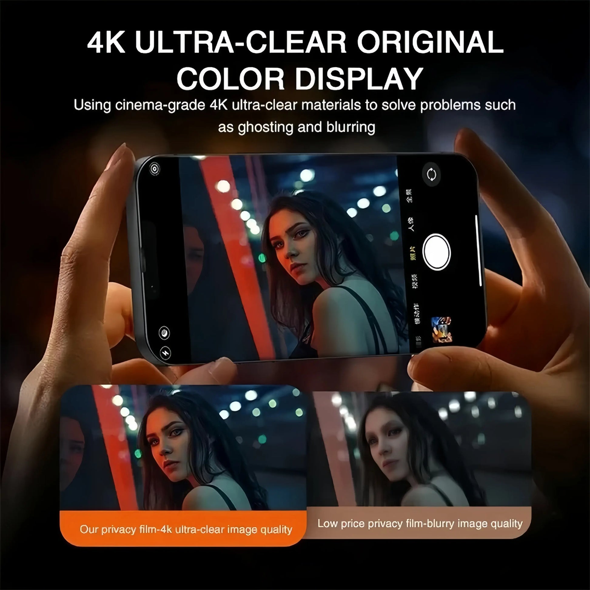 3-5 PCS Privacy Screen Protector for Iphone 14 Pro Max 17 Air 16 15 13 Pro Max plus 16E Full Coverage anti Spy Tempered Glass Film 9H Hardness No Bubbles Case Friendly