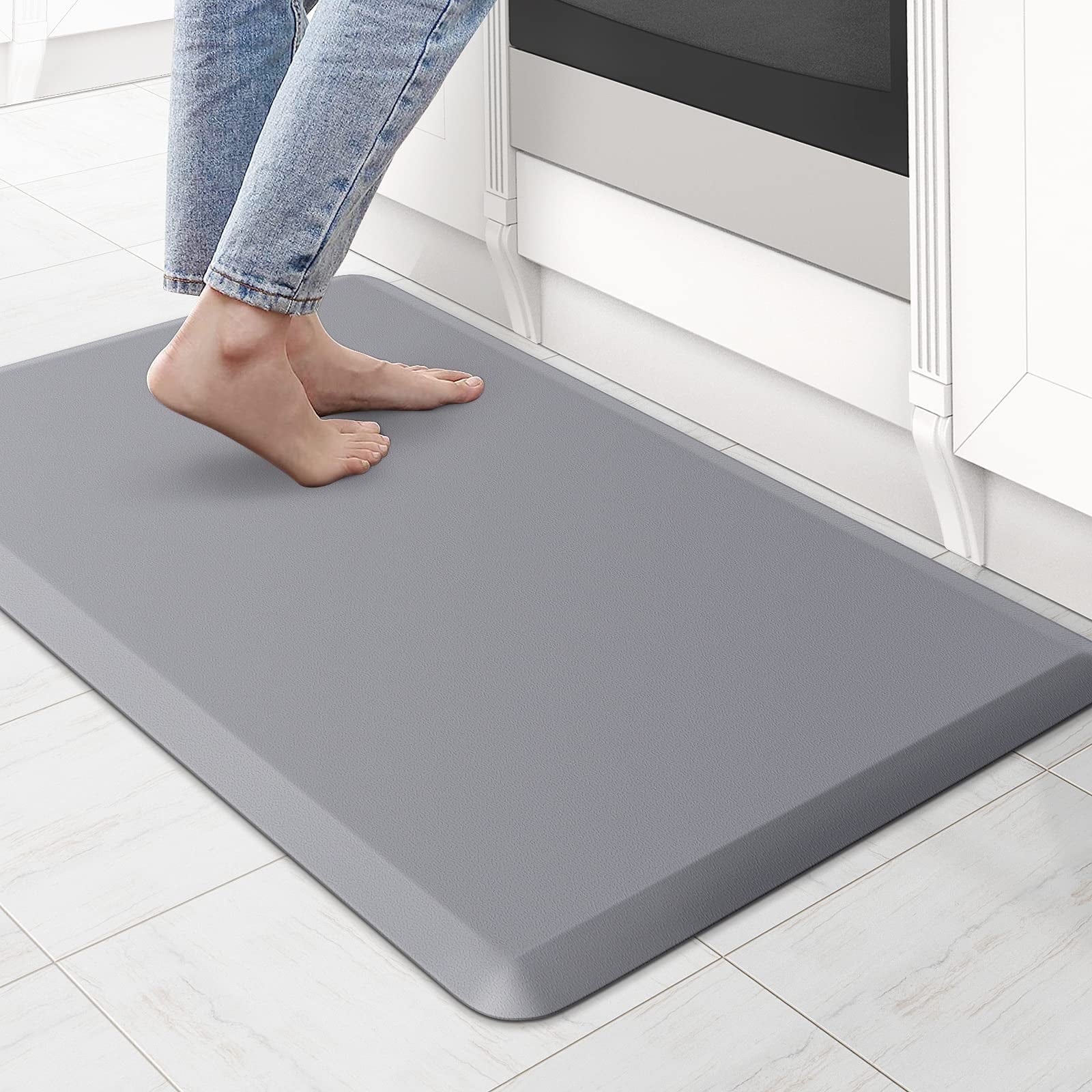 Transform Your Kitchen Experience with Flngr Anti-Fatigue Waterproof Comfort Mats - Non-Slip Support for All-Day Comfort