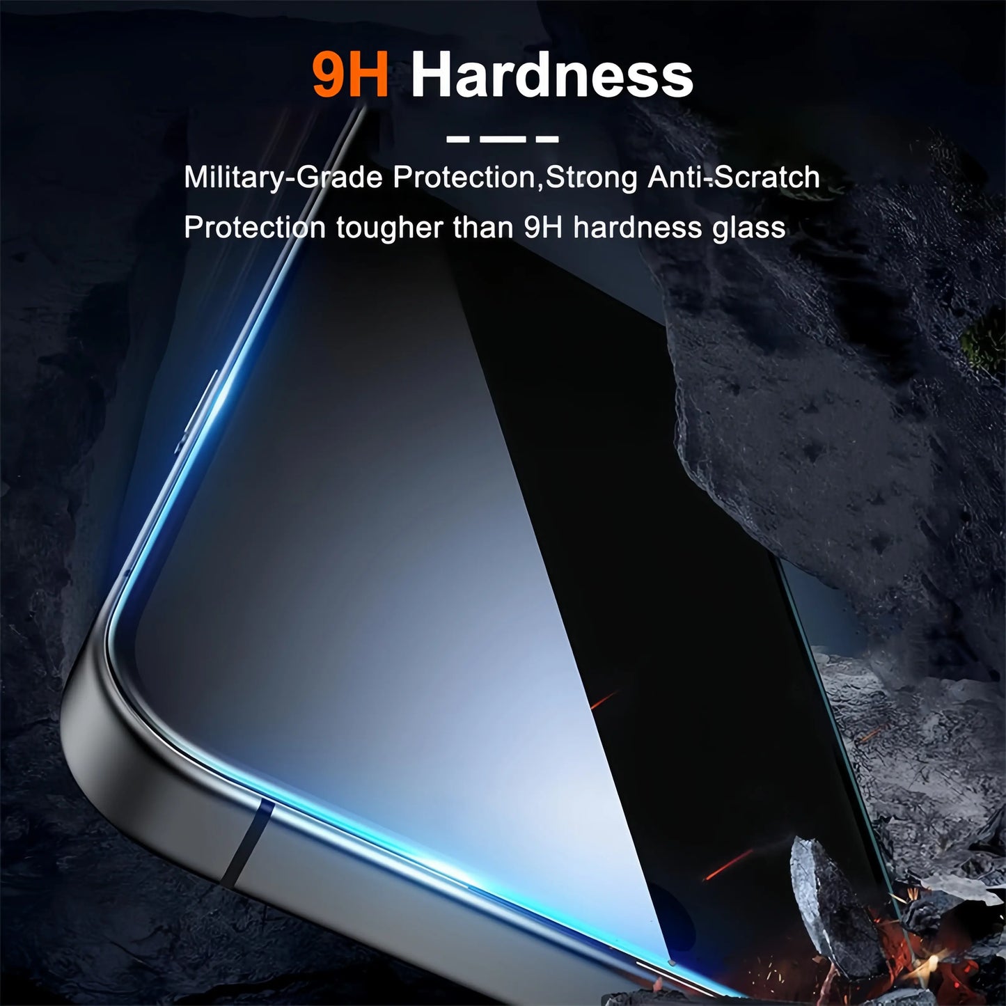 3-5 PCS Privacy Screen Protector for Iphone 14 Pro Max 17 Air 16 15 13 Pro Max plus 16E Full Coverage anti Spy Tempered Glass Film 9H Hardness No Bubbles Case Friendly