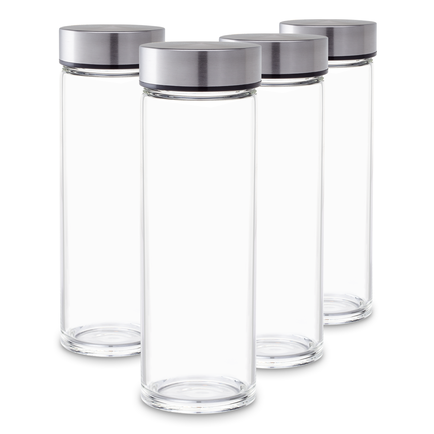 Wide Mouth Glass Bottles Set (16 oz)