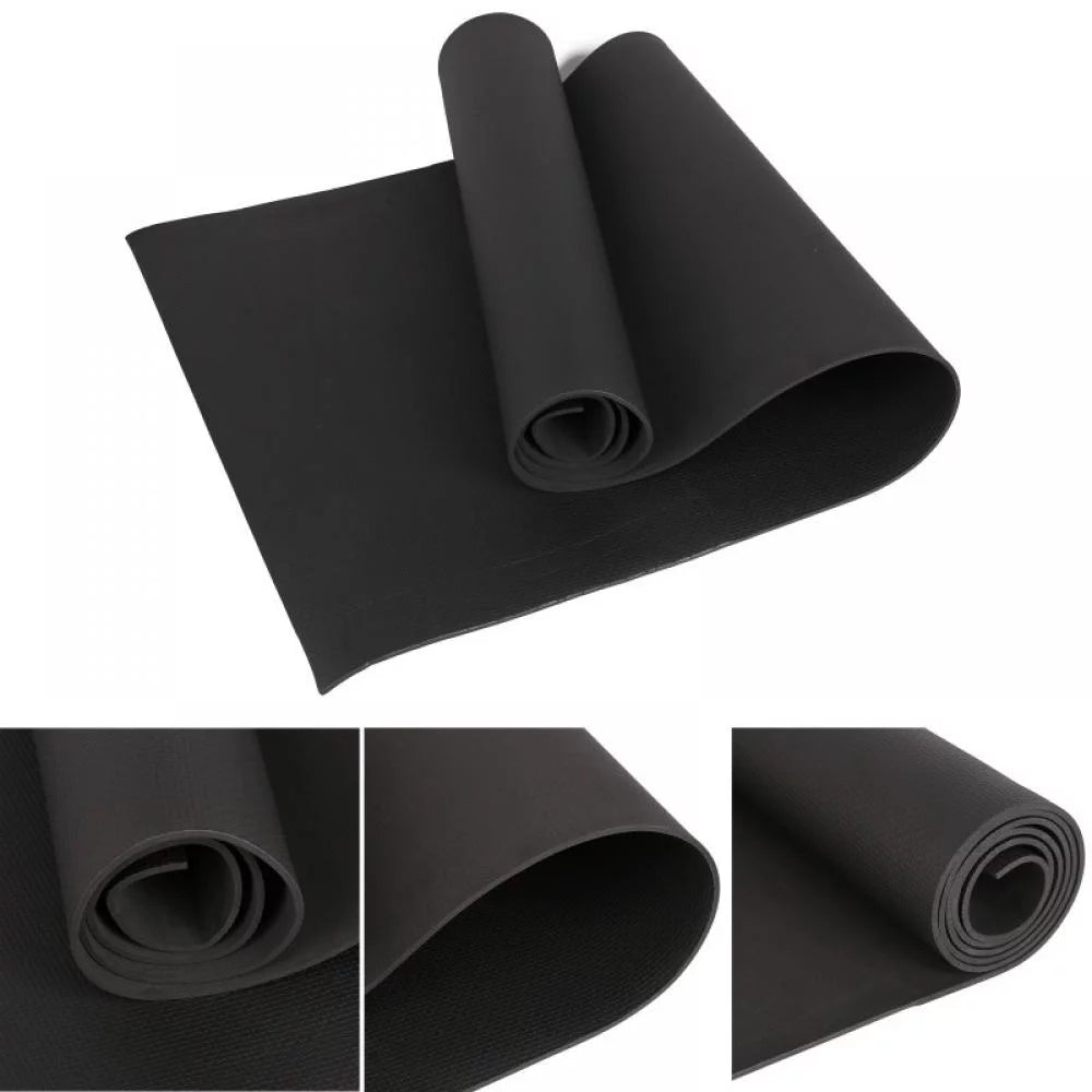 Premium Non-Slip 4mm Yoga Mat for Indoor Workouts - Eco-Friendly EVA Material, 60x173cm