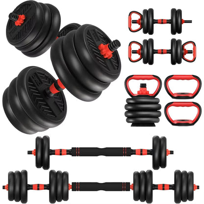 Transform Your Workout with the 30Lbs Adjustable Dumbbells Set - Versatile 4-in-1 Design for Strength Training and Home Fitness!