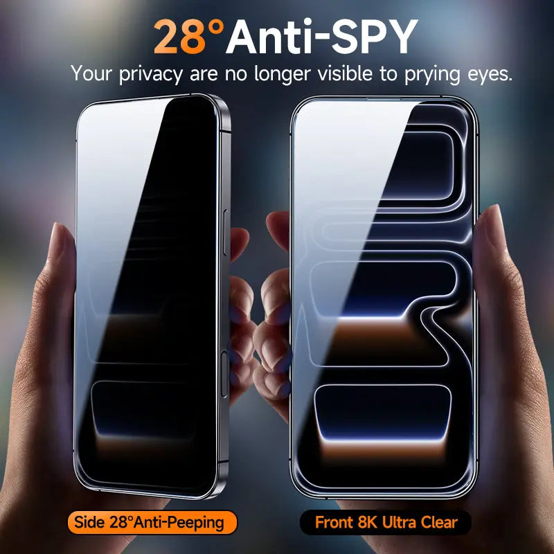 MAGIC JOHN 2-Pack Screen Protector for Iphone, Samsung, and Google–Crystal Clear, Scratch-Resistant, Ultra-Smooth Touch, Privacy Protection, Circular Polarized Eye Protection, Easy Installation