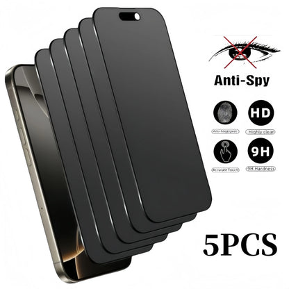 3-5 PCS Privacy Screen Protector for Iphone 14 Pro Max 17 Air 16 15 13 Pro Max plus 16E Full Coverage anti Spy Tempered Glass Film 9H Hardness No Bubbles Case Friendly