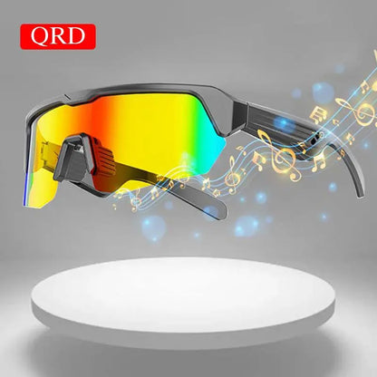 New Yj-006 Bluetooth-Compatible Chip, Quick Charging, Long Battery Life, Suitable for Men & Women, Sports Smart Glasses, Cycling Hiking Fishing Travel Accessories