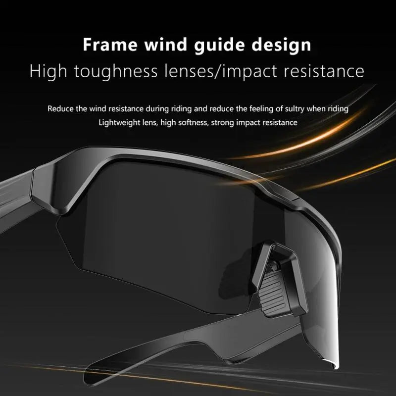 New Yj-006 Bluetooth-Compatible Chip, Quick Charging, Long Battery Life, Suitable for Men & Women, Sports Smart Glasses, Cycling Hiking Fishing Travel Accessories