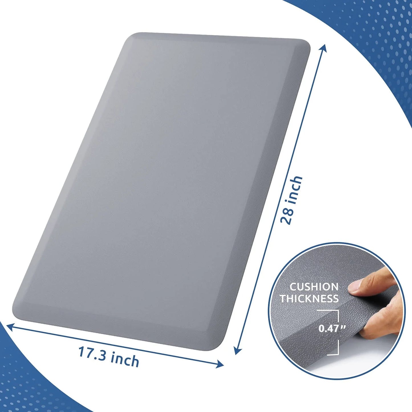 Transform Your Kitchen Experience with Flngr Anti-Fatigue Waterproof Comfort Mats - Non-Slip Support for All-Day Comfort