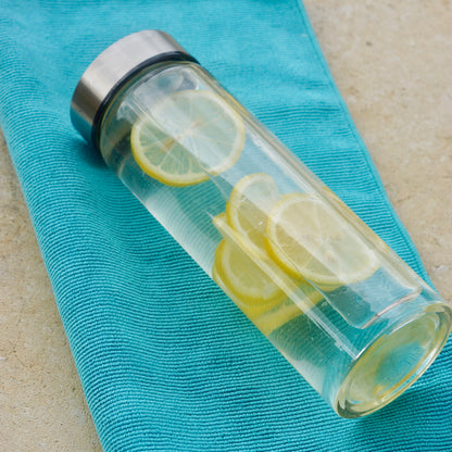 Wide Mouth Glass Bottles Set (16 oz)