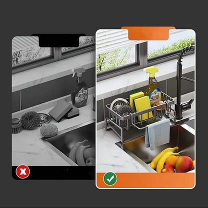Sink Organizer with Drain Basket