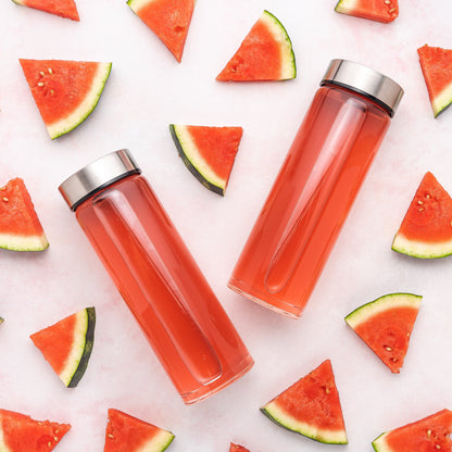 Wide Mouth Glass Bottles Set (16 oz)